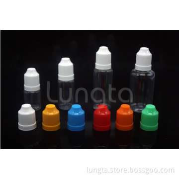 E Liquid Bottle with Different Caps